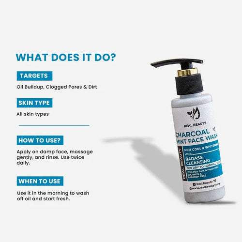 Charcoal Mint Face Wash